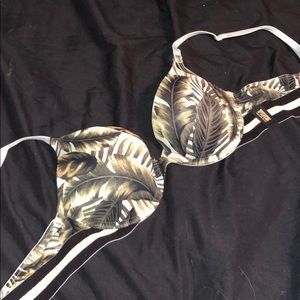 2 FOR $15 PINK Bra light blue and leaves